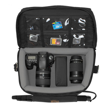 Porta Brace Messenger Style Carrying Case for Nikon D850 Camera & Lenses, Large