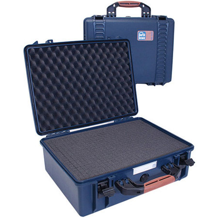 Porta Brace 'Safeguard' M Vault Hard Case with Interior "Diced" Foam, Blue