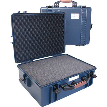 Porta Brace 'Safeguard' L Vault Hard Case with Interior "Diced" Foam, Blue