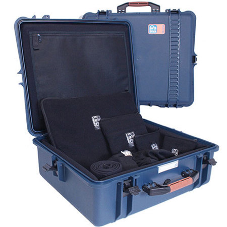 Porta Brace 'Safeguard' XL Vault Hard Case,Soft Interior Divider Kit System,Blue