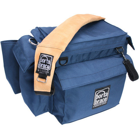 Porta Brace Medium Production Case, Video Camcorder Accessory Organizer, Blue