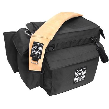 Porta Brace Medium Production Case, Video Camcorder Accessory Organizer, Black