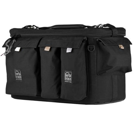 Porta Brace Medium Production Case, Video Camcorder Accessory Organizer, Black