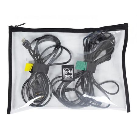 Porta Brace 2x Clear and Padded Equipment Pouch Set, 10.5x14" & 8x11"
