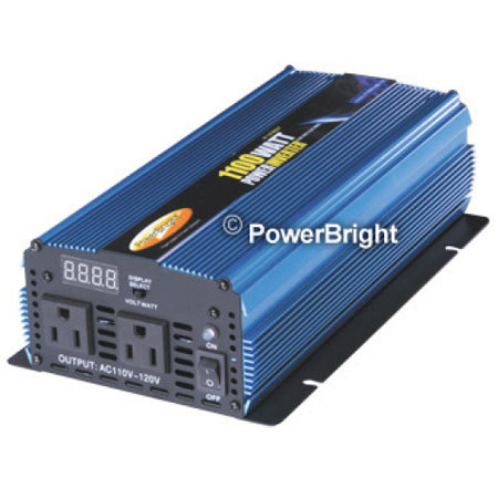 Power Bright 12V 1100/2200W Modified Sine Wave Inverter