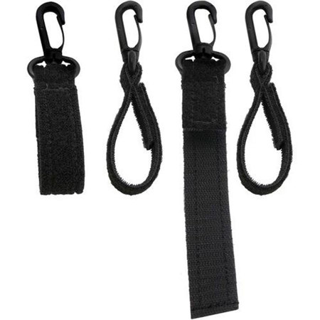 Porta Brace Piggin' Strings, Hook & Loop Cable Wrap, 6" Long, Set of 4