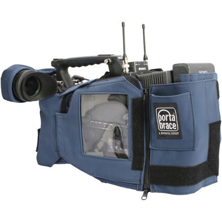 Porta Brace Custom Fitted Shoulder Case for Sony PXW-X500 XDCAM Camcorder, Blue