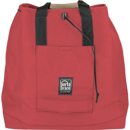 Porta Brace Cordura Sack Pack All-Purpose Bag with Drawstring, Large, Red