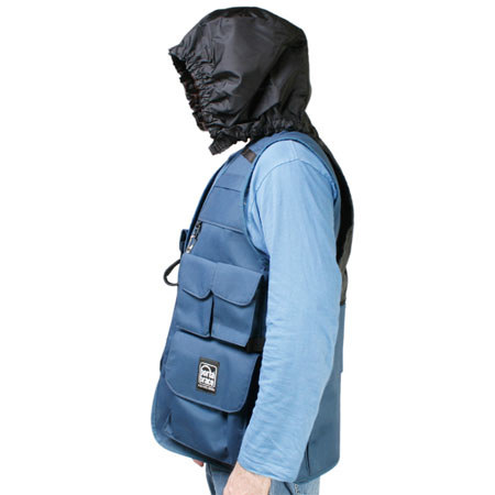 Porta Brace Hooded Video Vest, Extra Large (Chest Size 46-48") Color: Blue.