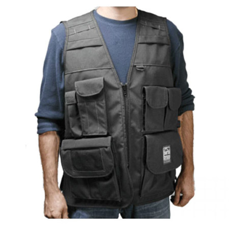 Porta Brace 46-48" Hooded Video Vest, Extra Large, Black