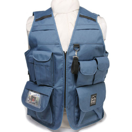 Porta Brace VVS Video Vest Small Chest 32-36in, Blue