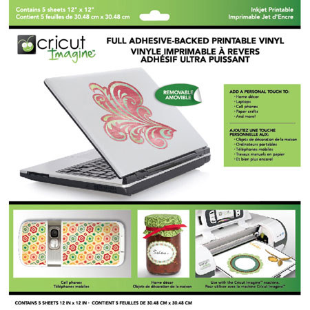 Provo Craft Cricut Imagine Full Adhesive-Backed Vinyl