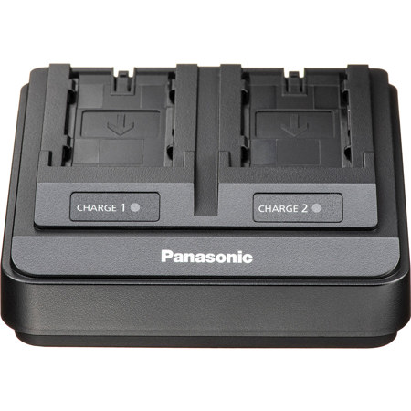 Panasonic AG-BRD70P 2-Bay Battery Charger for VBR Series Batteries