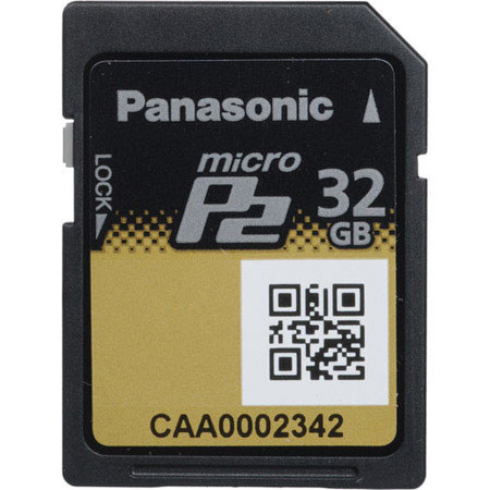 Panasonic 32GB MicroP2 Memory Card -AJ-P2M032AG
