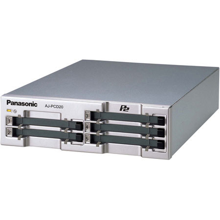 Panasonic AJPCD20 DVCPRO Hd/50/25 P2 Drive, 5 P2 Slots