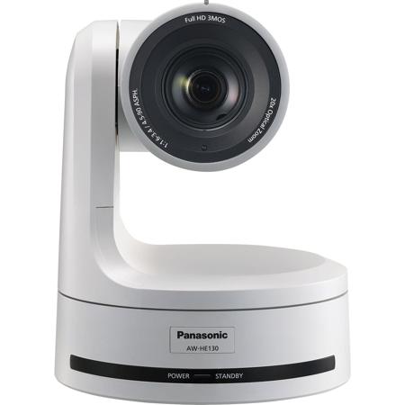 Panasonic AW-HE130W 720p Full HD Integrated Pan/Tilt/Zoom PTZ Camera, White