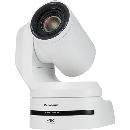 Panasonic AW-UE150A 20.18MP 4K Ultra HD Professional SDI/HDMI/NDI 20x PTZ Camera, Pearl White