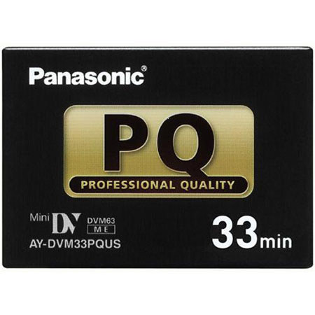 Panasonic AYDVM33PQUS Mini DV Pro Cassette 33 Min Time