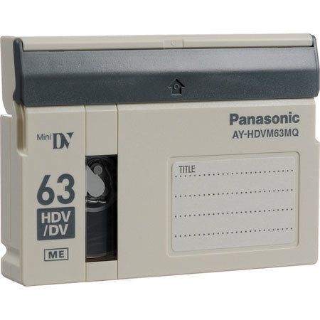 Panasonic AY-HDVM63MQ Mini 63/63/94 Minute Master Quality HDV/Pro DV Tape