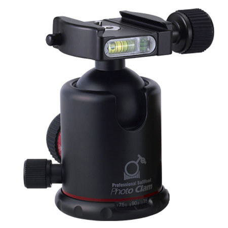 Photo Clam Ball Head 1.6" with friction Control