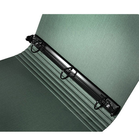 Paolo Cardelli Arezzo Rete, 1" D-Ring Binder Portrait, 200 Sheet Capacity, Green