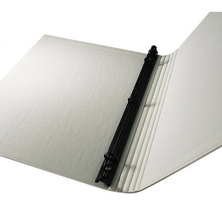 Paolo Cardelli, 1/2" O-Ring Binder Portait , Holds 8.5x11" ,White.