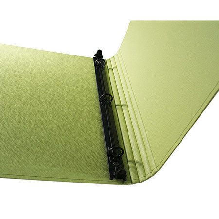 Paolo Cardelli, 1" D-Ring Binder Portait , Holds 8.5x11" Sheets,Light Green