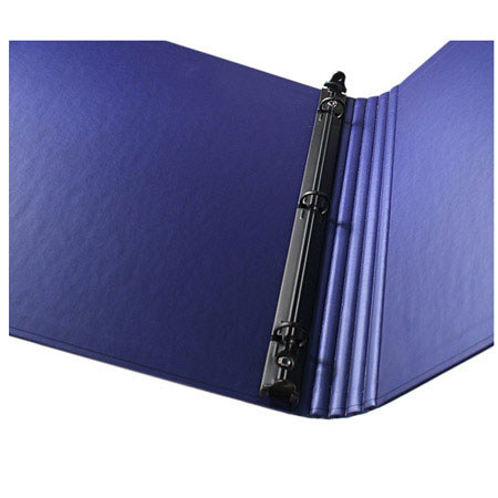Paolo Cardelli , 1" D-Ring Binder L&scape , Holds 11x8.5", Blue