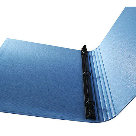 Paolo Cardelli, 1/2" D-Ring Binder Portait, Hold 5.5x8.5" Sheets,Sky Blue