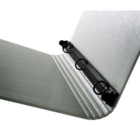 Paolo Cardelli, 1/2" O-Ring Binder Portait, Hold 8.5x11" Sheets, White
