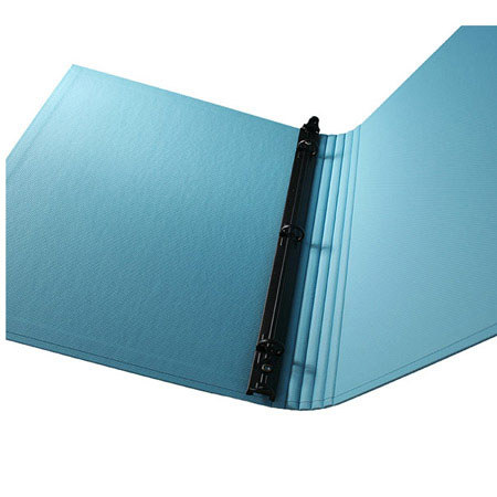 Paolo Cardelli, 1/2" D-Ring Binder Portait , Hold 5.5x8.5" Sheets, Sky Blue