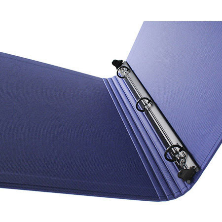 Paolo Cardelli, 1/2" D-Ring Binder Portait , Hold 5.5x8.5" Sheets,Dark Blue