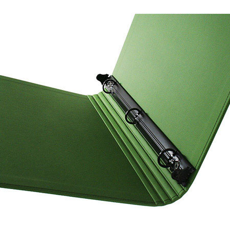 Paolo Cardelli, 1" D-Ring Binder Portait , Holds 8.5x11" Sheets, Deep Green