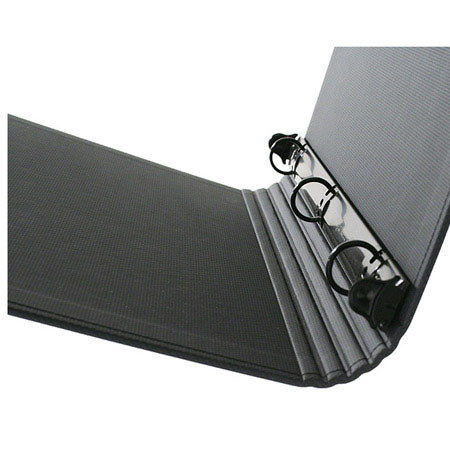 Paolo Cardelli Sorrento Venti Collection, 1.5" D-Ring Binder Portait , Hold Letter Size 8.5x11" Sheets, Color: Grey