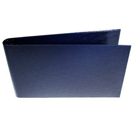 Paolo Cardelli Palermo Guanti Collection, 1" D-Ring Binder Landscape, Hold Letter Size 11x8.5" Sheets, Color: Dark Blue