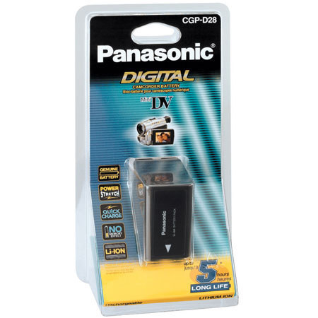 Panasonic CGP-D28A/1B 7.2V / 2800mA Rechgbl Li-Ion Batt