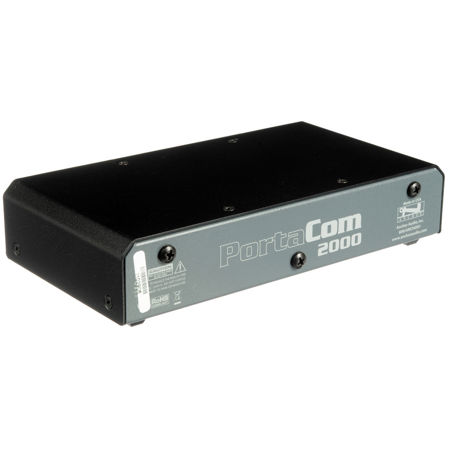 PortaCom COM-40FC Four Dual Headset 2-Ch Wired Intercom Package without Cables