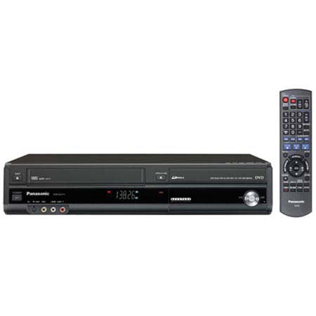 Panasonic Progressive Scan DVD Recorder with VHS VCR & Accutune Digital Tuner, Black