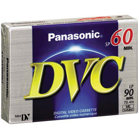 Panasonic AYDVM60EJ 60 Min Mini DV Video Tape Cassette