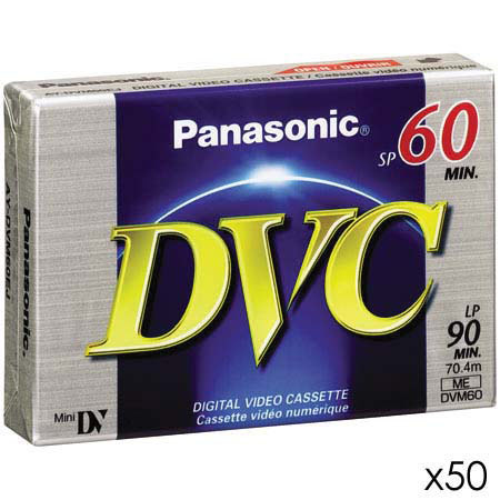 Panasonic DV60 Digital Tape 60 Min (50)