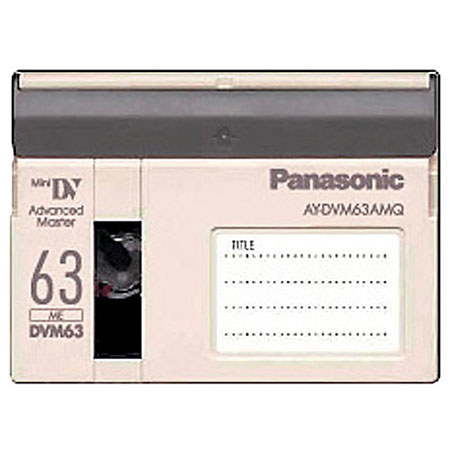 Panasonic AYDVM63AMQ 63/42 Min Master Mini-DV Tape