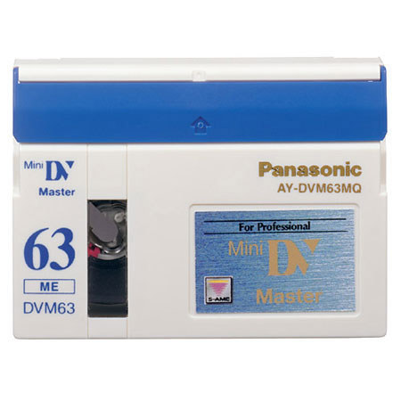 Panasonic AYDVM63MQ 63 / 42 Minute Master Quality Mini-DV Digital Tape.
