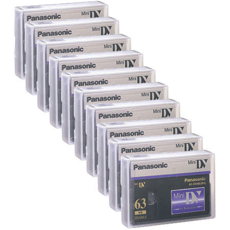 Panasonic AYDVM63PQ10 63/42 Min Professional DV Tape