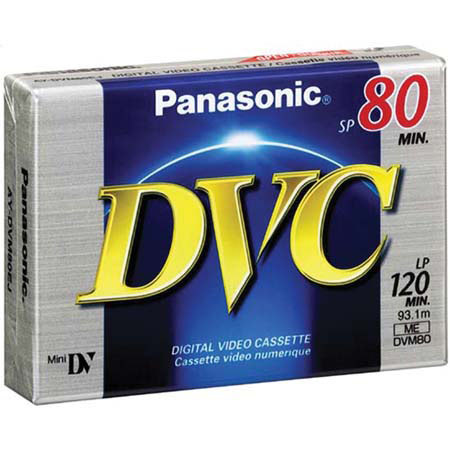 Panasonic AY-DVM80EJ 80-Minute DVC (Mini DV) Tape