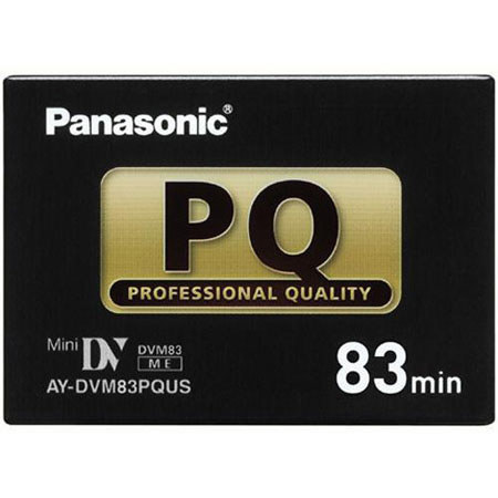 Panasonic AY-DVM83PQUS 83 Minute Professional Quality Mini-DV Digital Tape.