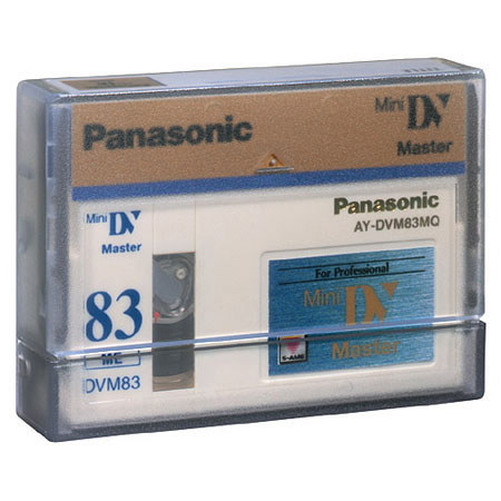 Panasonic MiniDV Tape Professional 83min MiniDV Tape