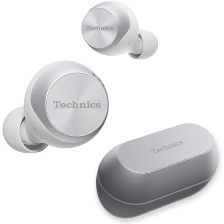 Panasonic Technics EAH-AZ70W True Wireless Earbuds with Advanced Noise Cancelling, Hi-Fi Sound, Silver