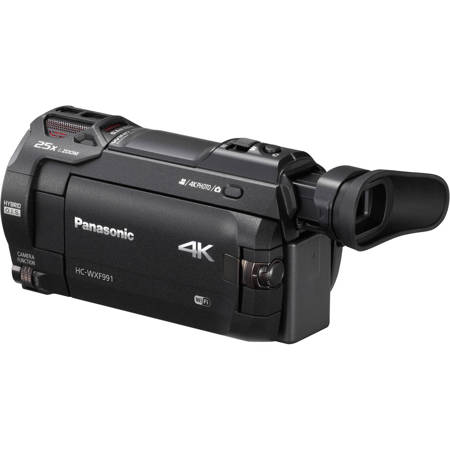 Panasonic HC-WXF991K 4K Ultra HD Camcorder with Wi-Fi, Twin Camera