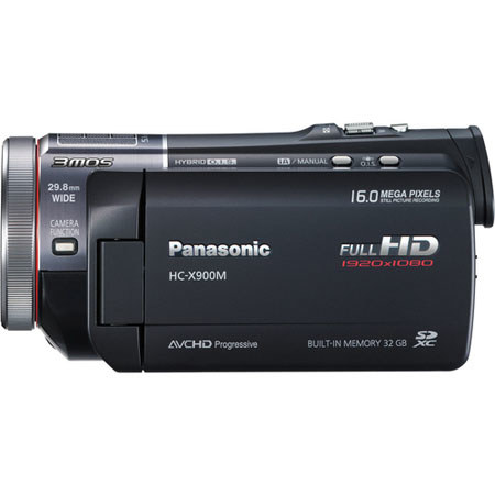 Panasonic HC-X900M HD Camcorder, Black