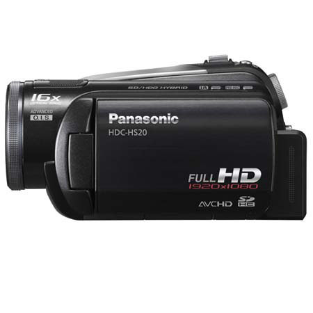 Panasonic HDC-HS20K HD 1/6" MOS 80GB HDD/SD Camcorder